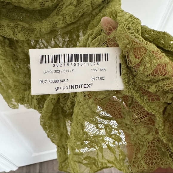 ZARA Off shoulder lace top size S - Picture 14 of 16